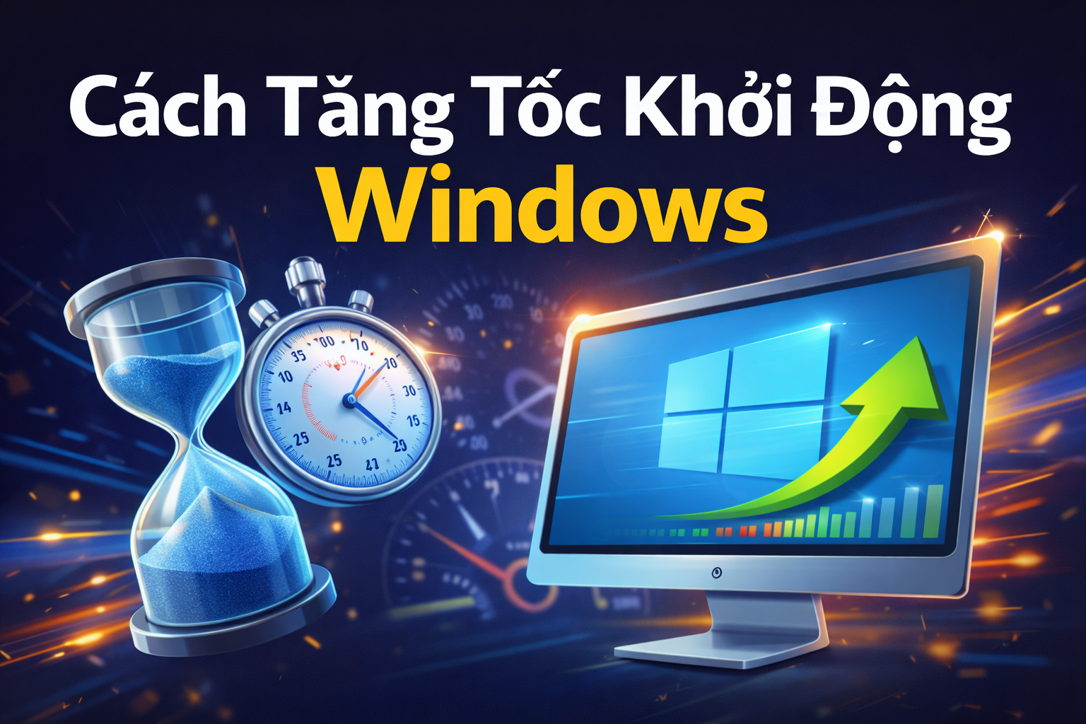 Cách tăng tốc khởi động Windows 10